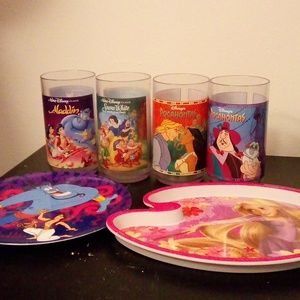 (2 for $25) Vintage Disney's plaits and Cups.